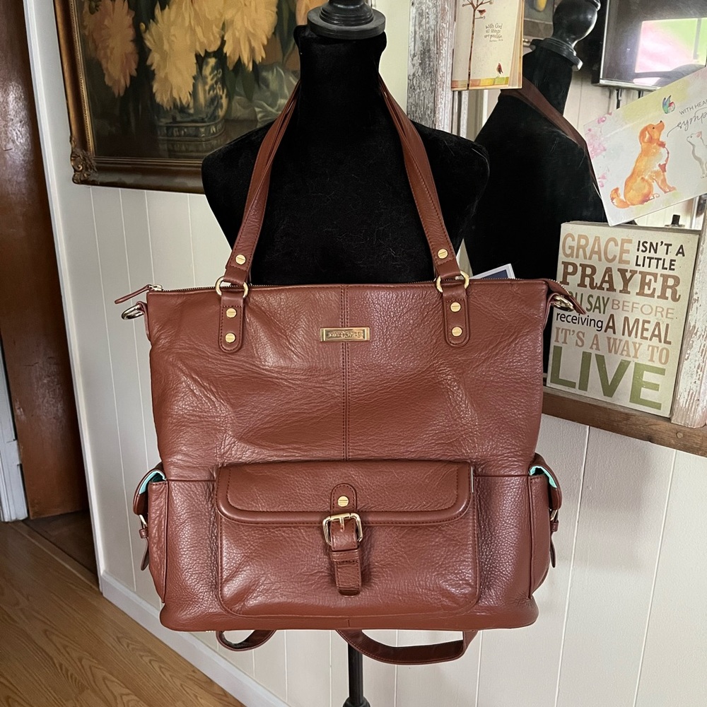 Huge Lily Jade Meggan Convertible Diaper Bag. Gem